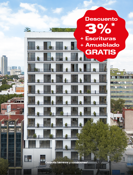 Departamentos en Vía Insurgentes, GDC Desarrollos